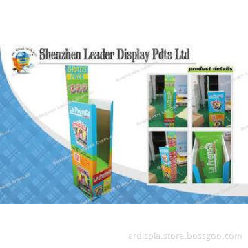Art Paper Cardboard Display Stands , Green Point Of Purchas